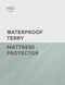 Sleep Solutions Terry Waterproof Mattress Protector